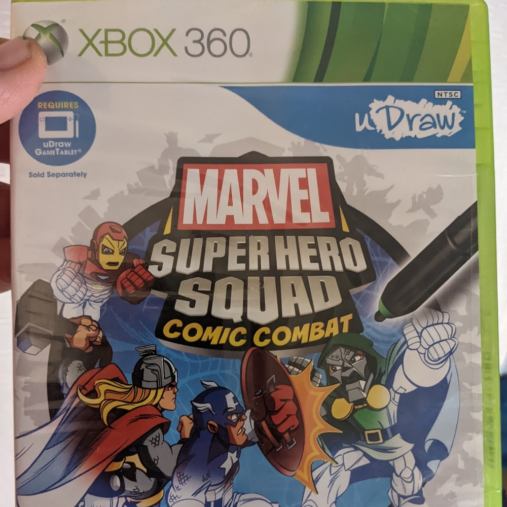 Marvel superheroes squad game Xbox 360 new in packaging for udraw